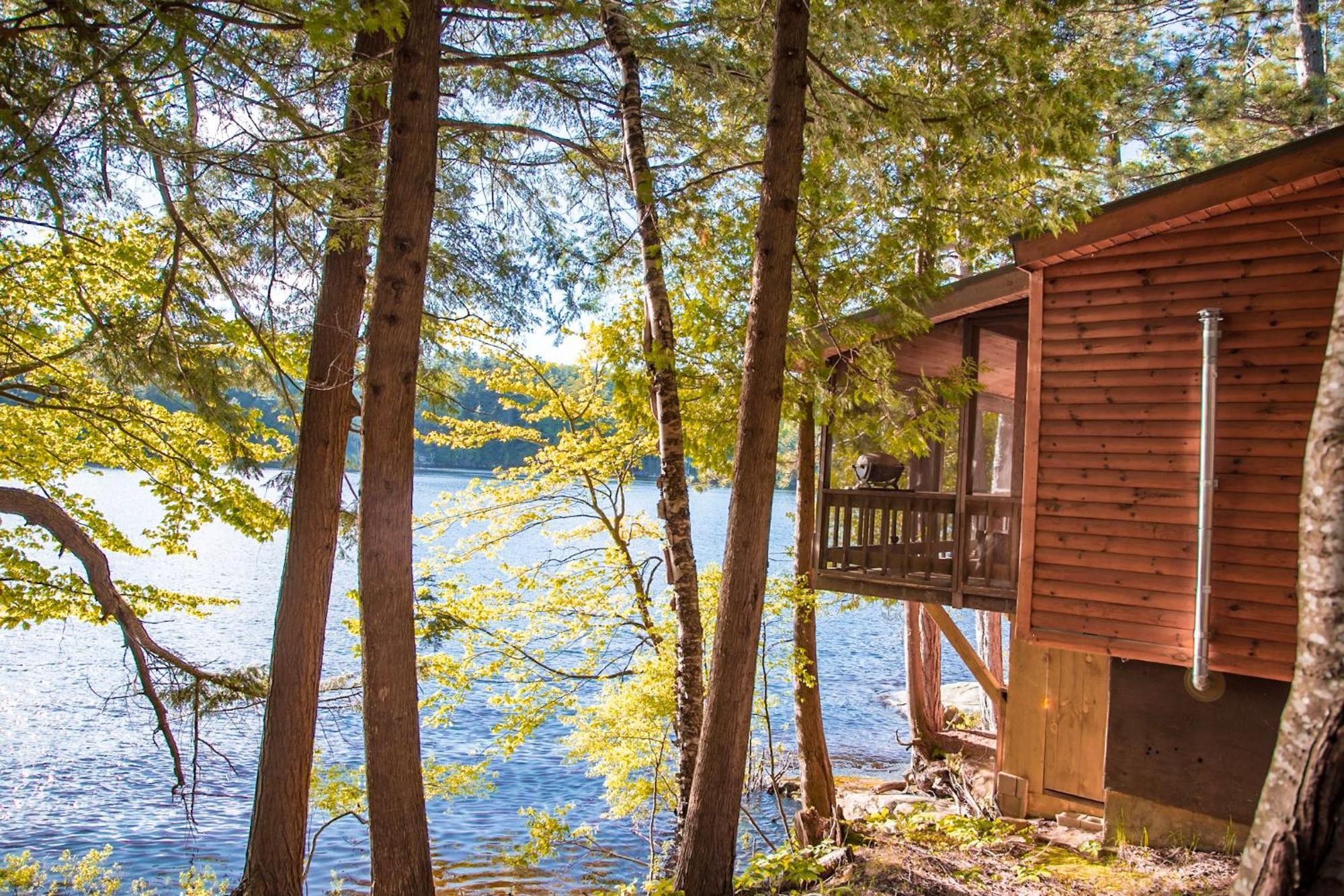 Motel Long Lake And Cottages Bagian luar foto